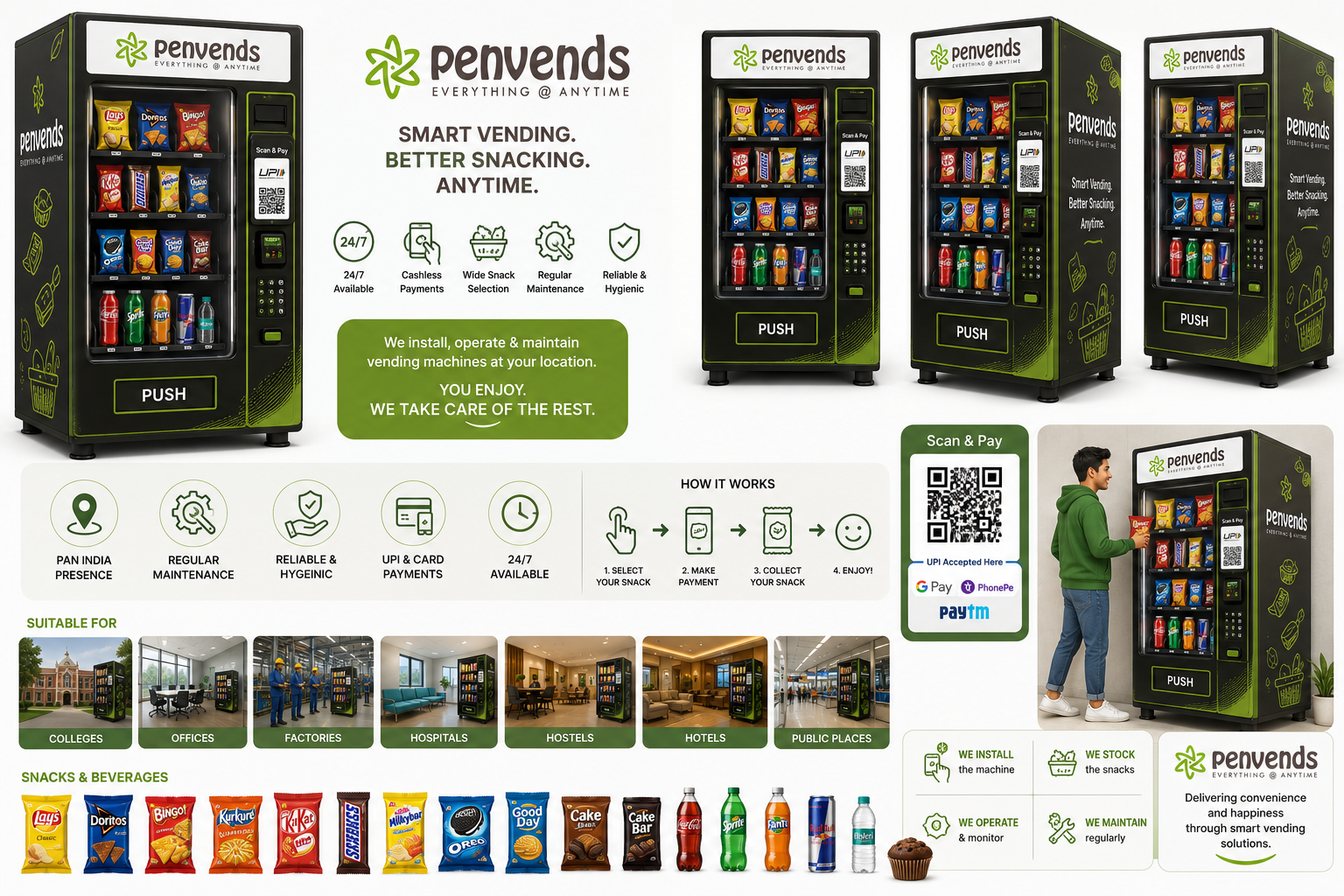 Penvends vending machine